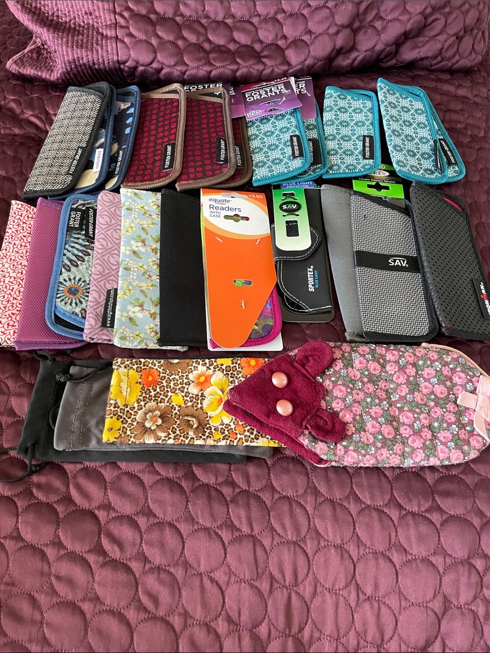 Eyeglass Cases Lot